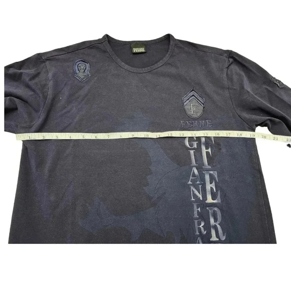 Gianfranco  Ferre Long Sleeved Round Neck Large Print - Picture 4 of 6